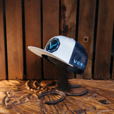 Gorra Vexil Blanca Logo Azul 193